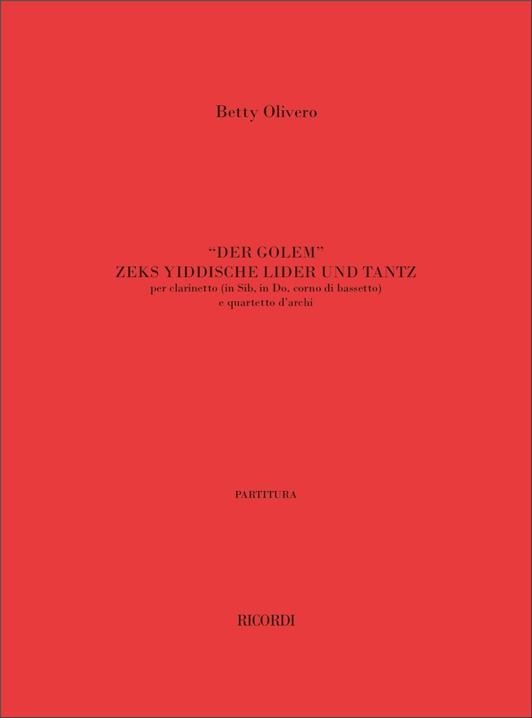 Der Golem Zeks Yiddishe Lider Un Tanz